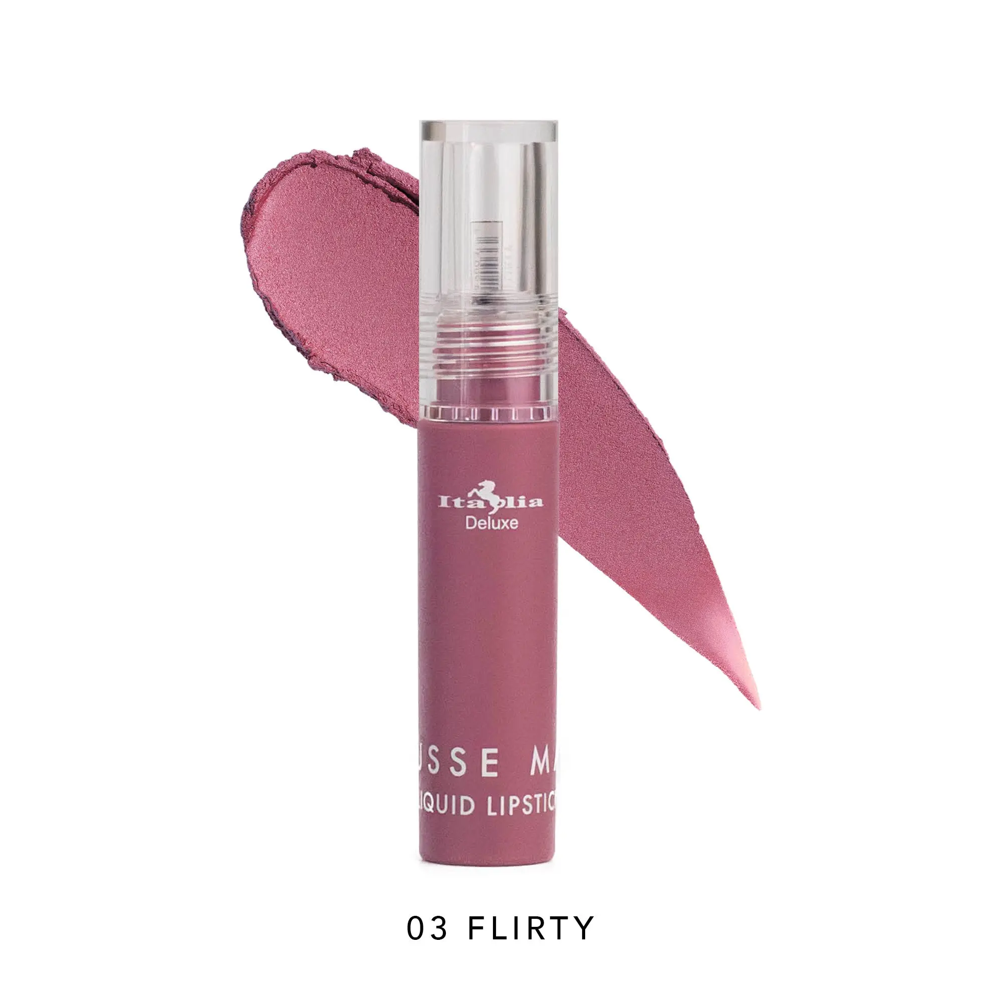 Italia deluxe maquillaje Labial Mousse liquido matte  03 flirty