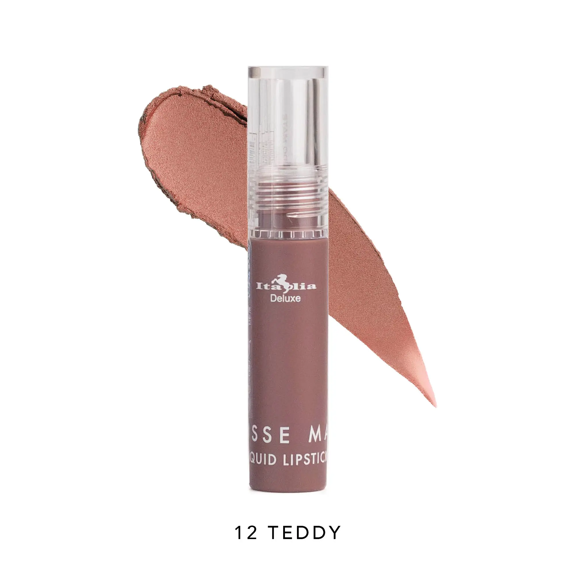 Italia deluxe maquillaje Labial Mousse liquido matte  12 teddy