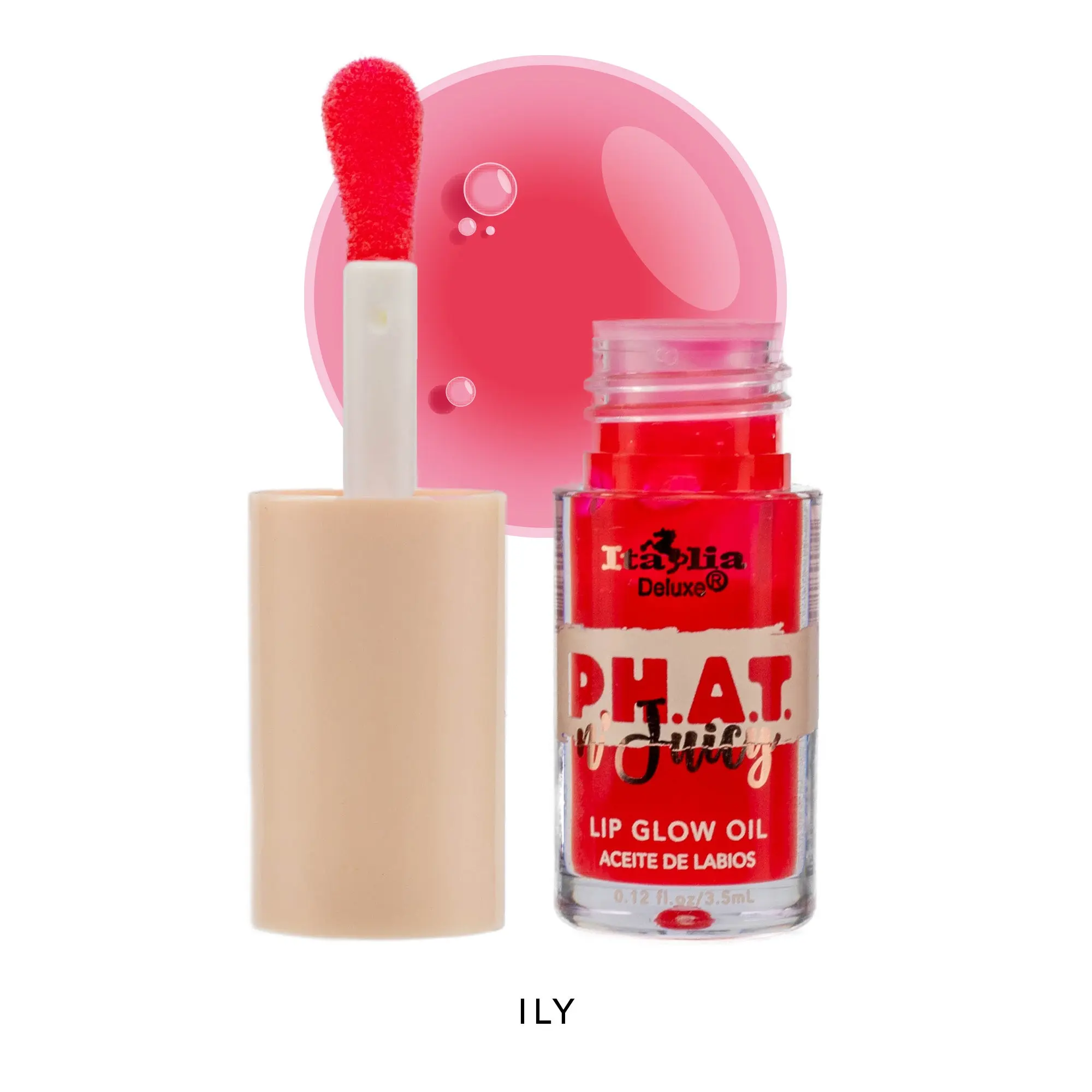 Italia deluxe maquillaje Phat lip oil ily