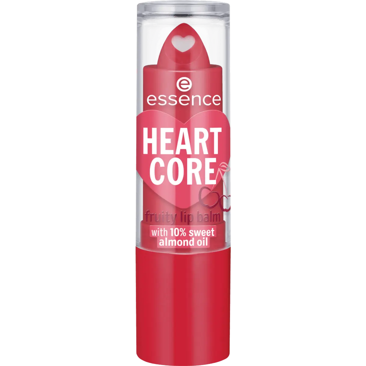 Essence heart core bálsamo labial afrutado 01 - crazy cherry