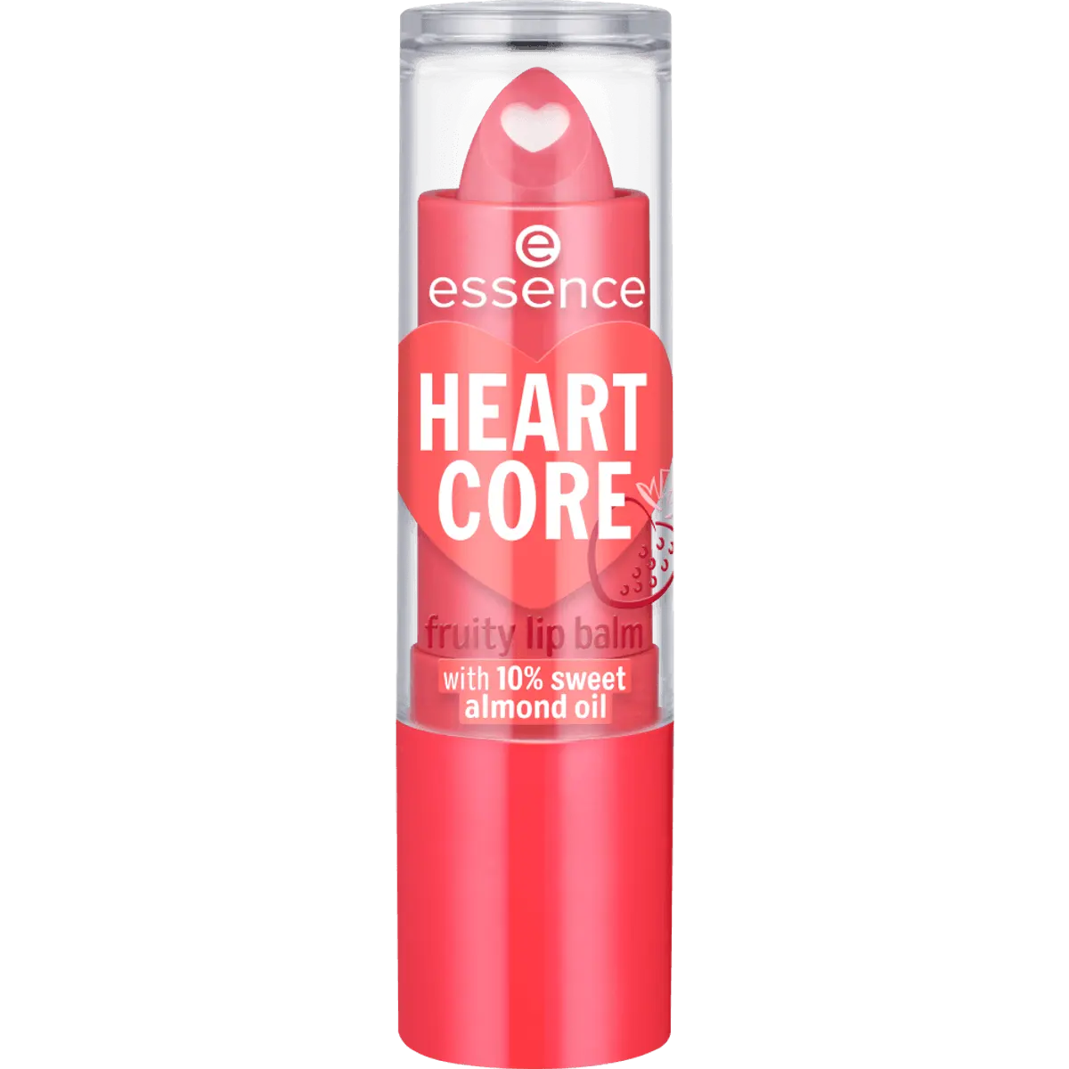 Essence heart core bálsamo labial afrutado 02 - sweet strawberry