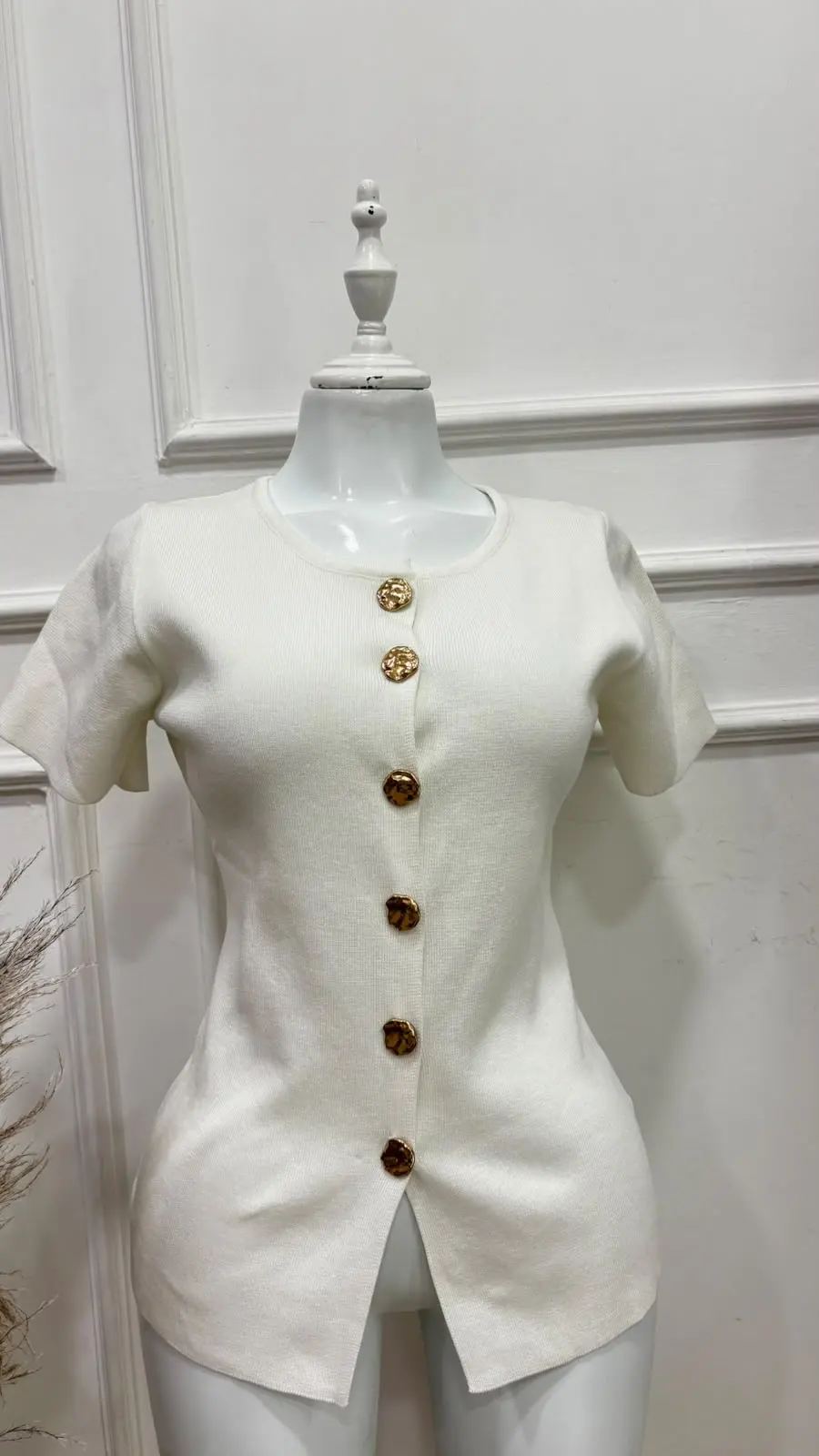 Blusa de botones talla m