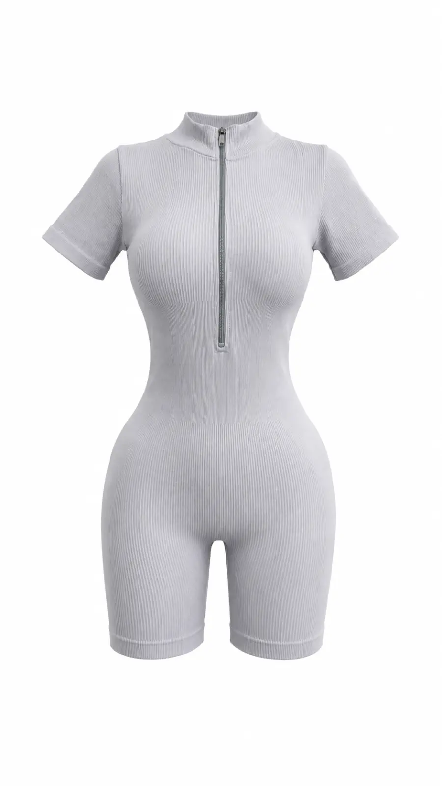Enterizo Deportivo color plomo talla L