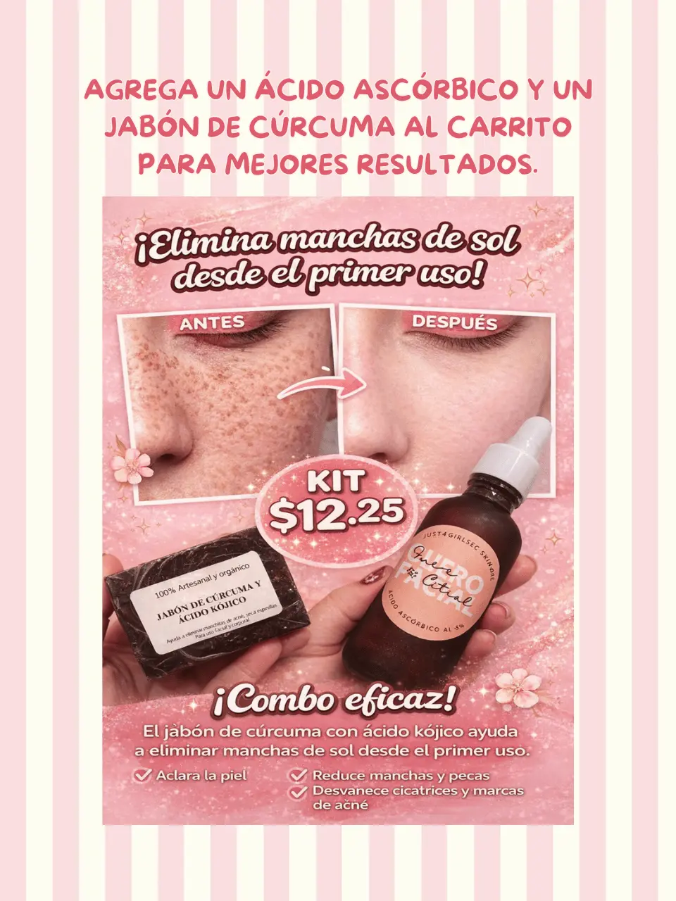 Acido ascorbico fantasia citrica skincare pequeño
