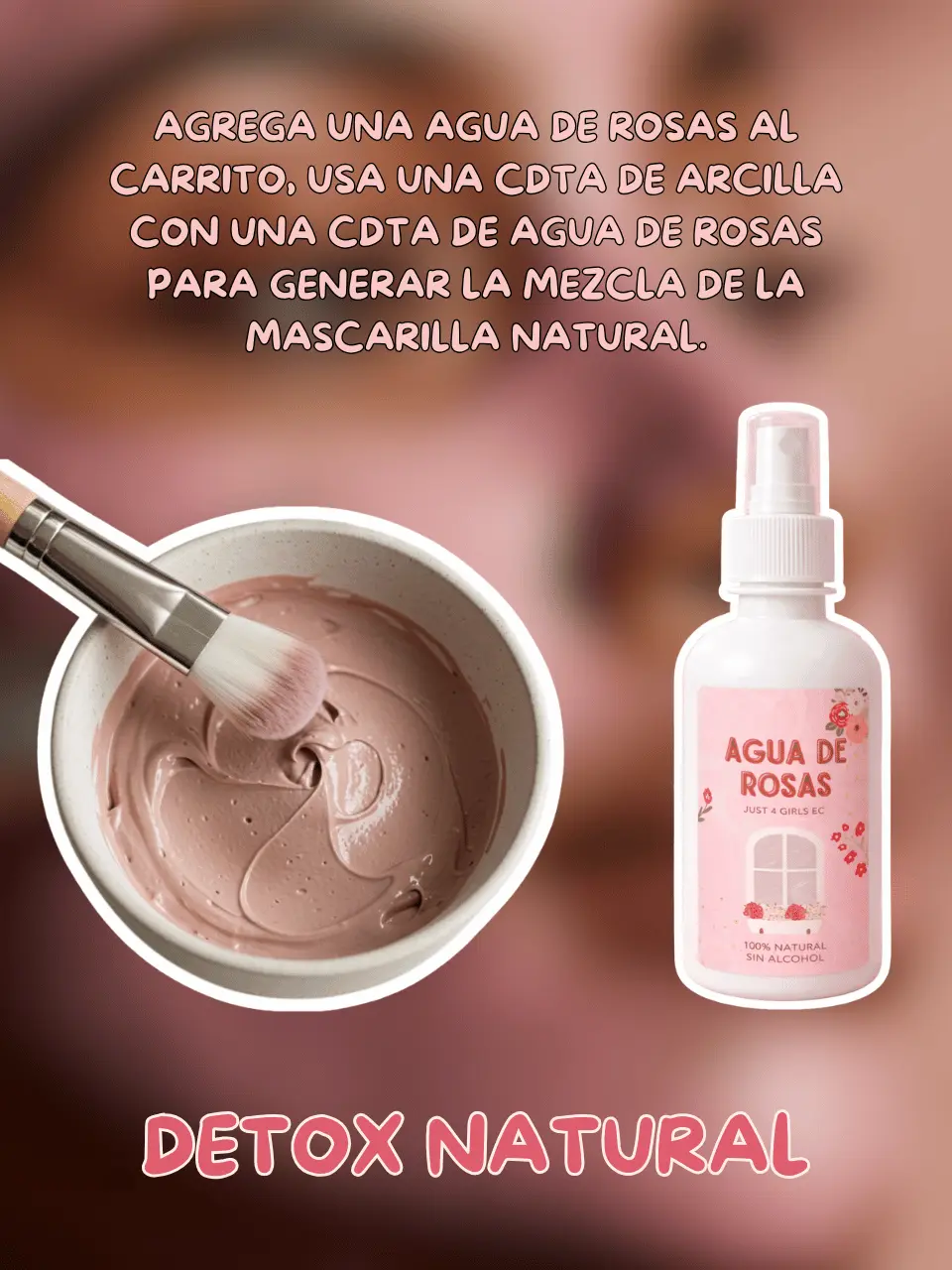 Arcilla rosada skincare grande