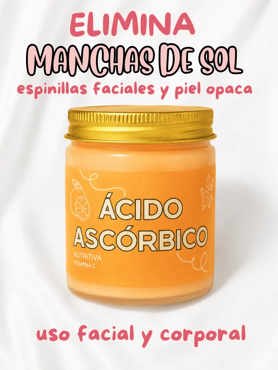 Acido ascorbico fantasia citrica skincare Grande