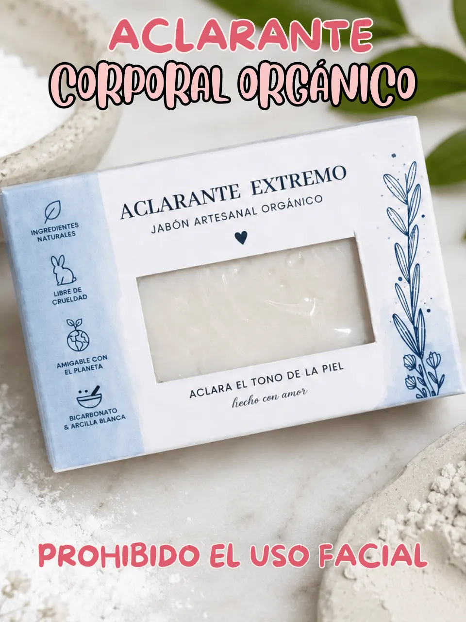Jabon aclarante extremo