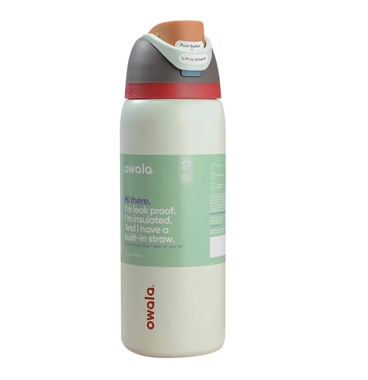 Termo owala verde agua