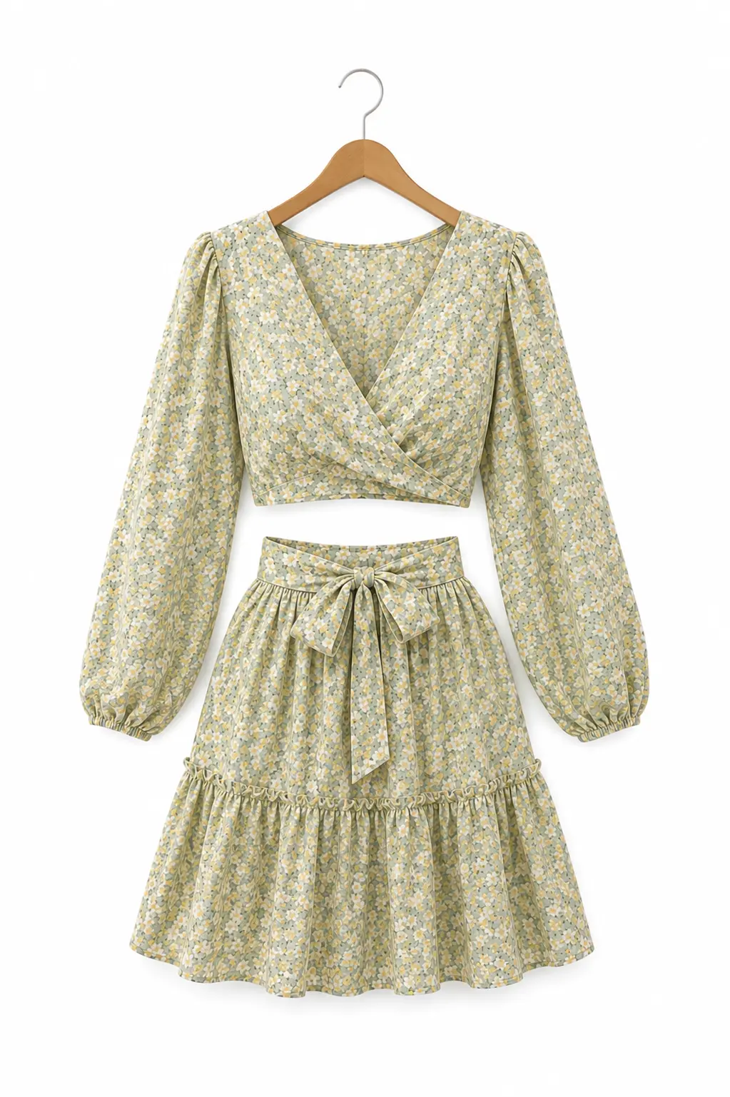 Conjunto floreado