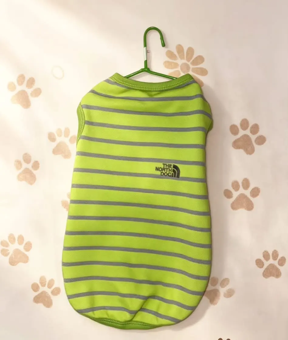 Camiseta the north dog verde talla 4