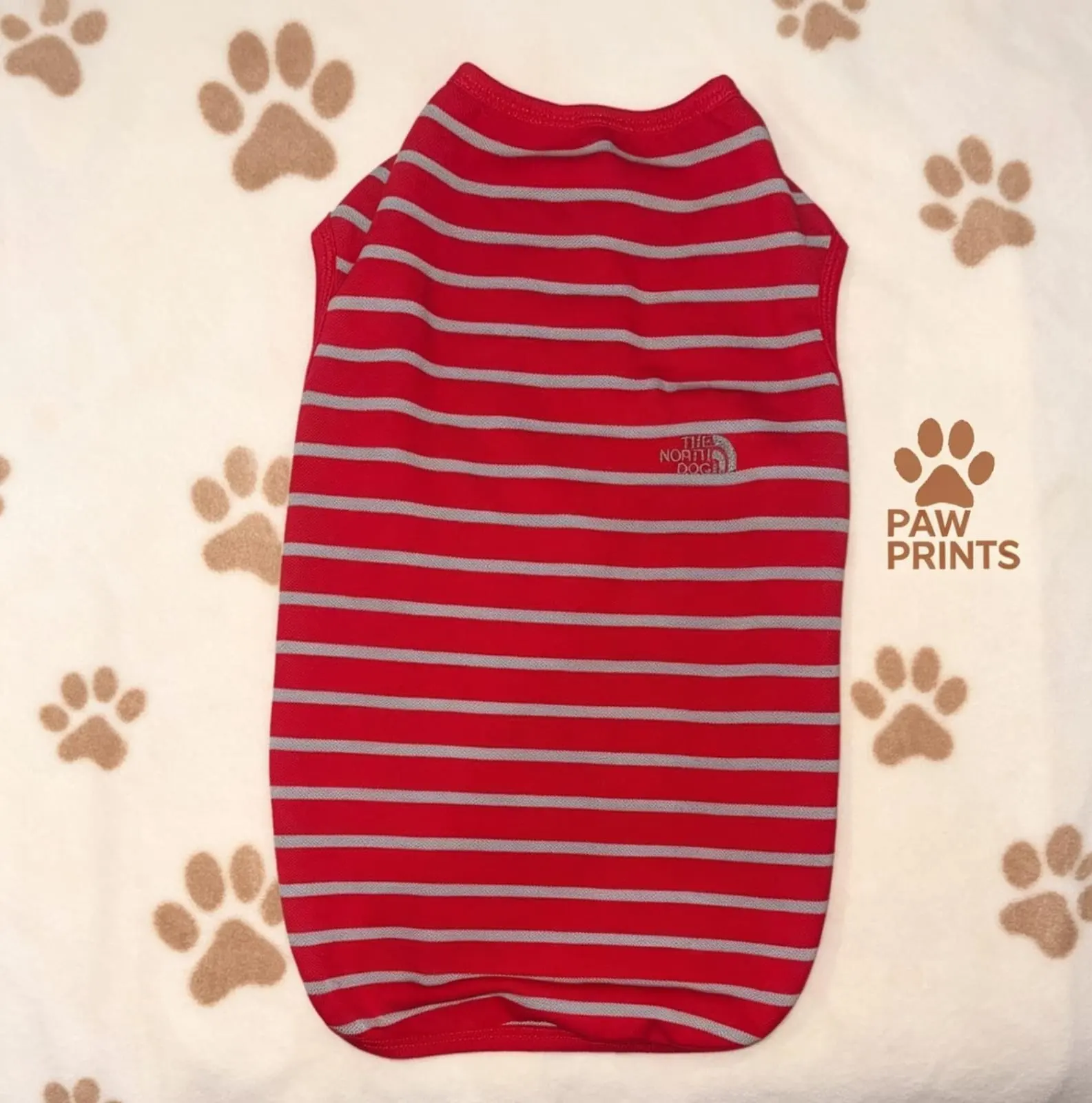 Camiseta the north dog roja talla 4