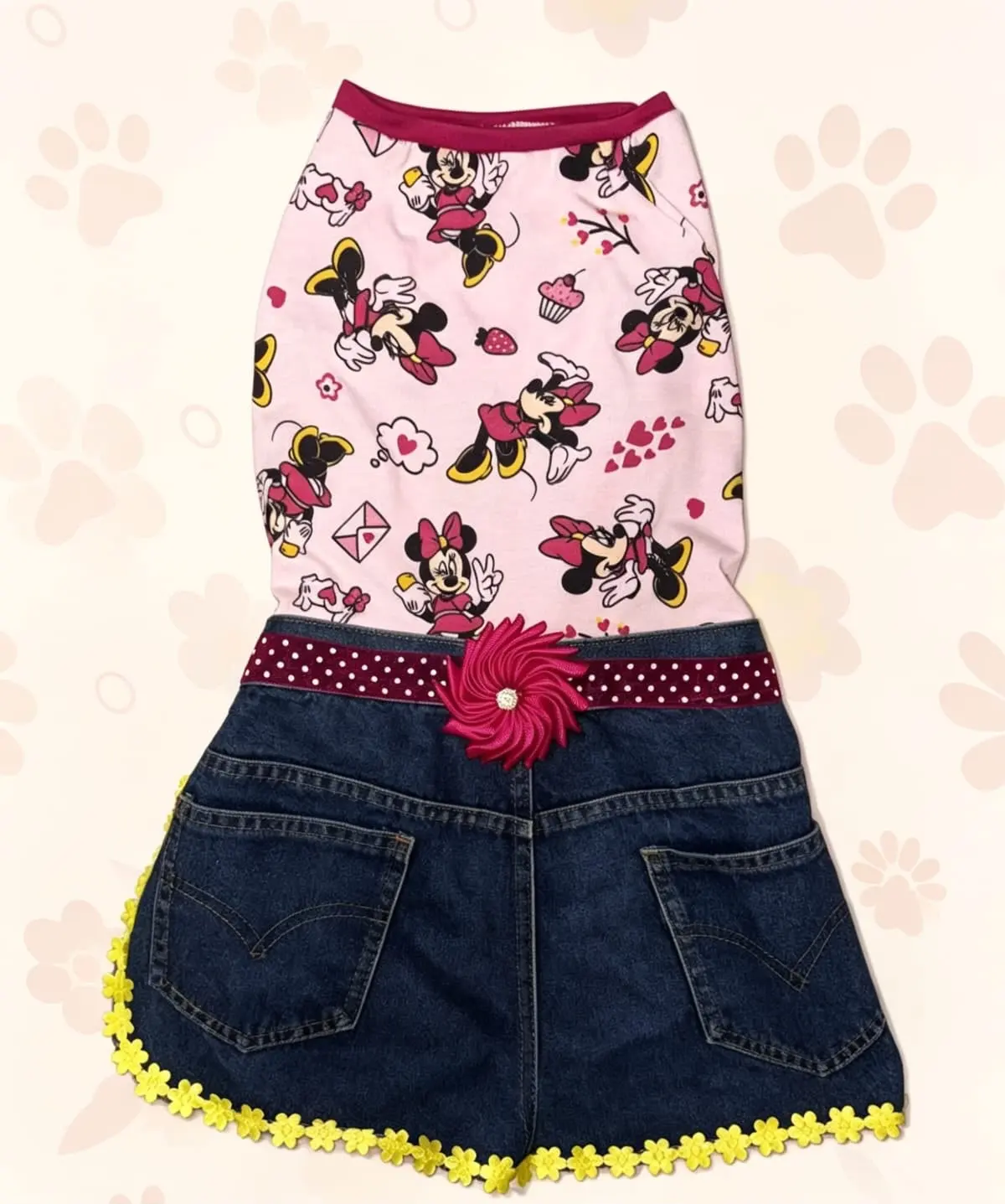 Vestido falda jeans minie talla 4