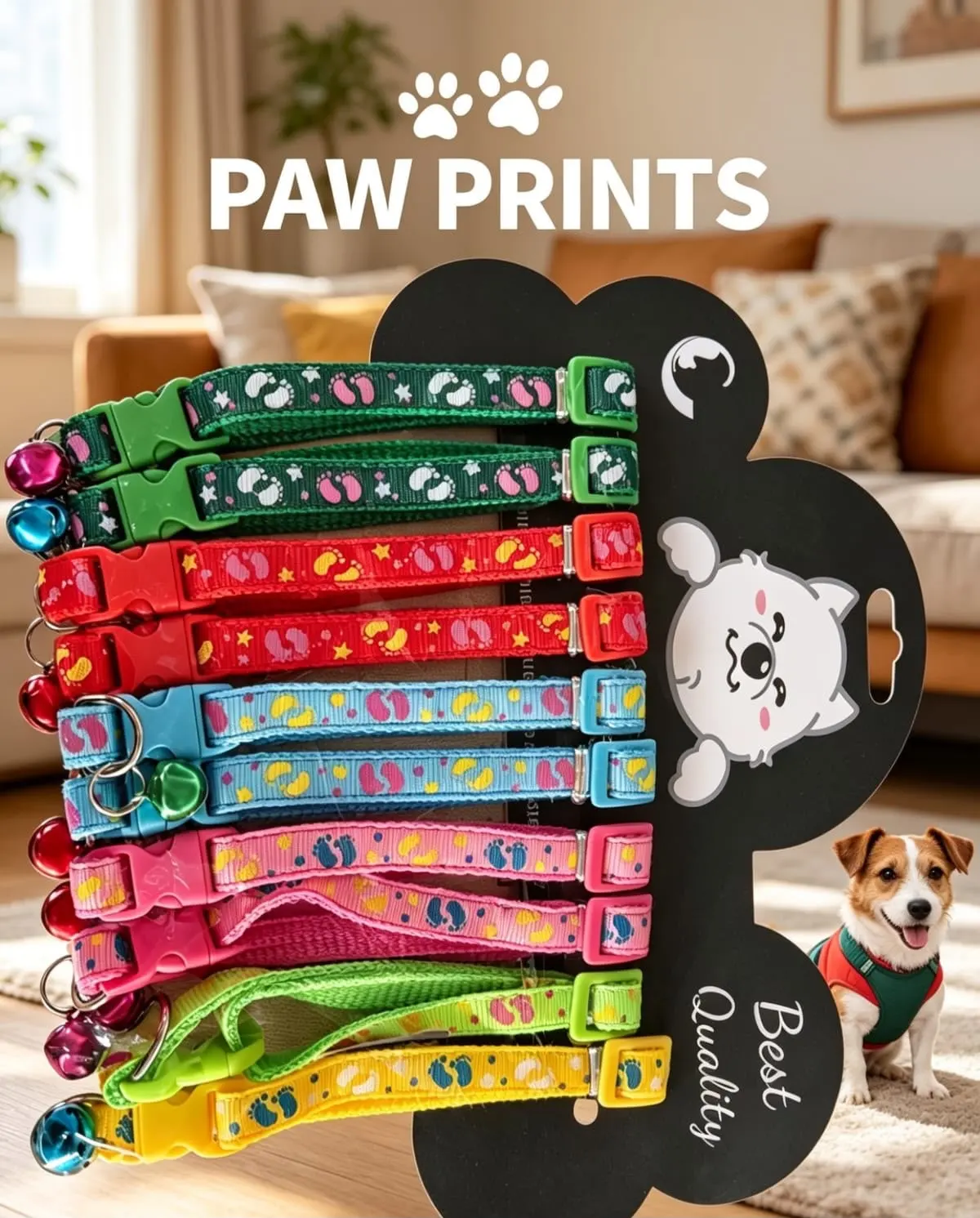 Collares de gatos diversos colores $2.50