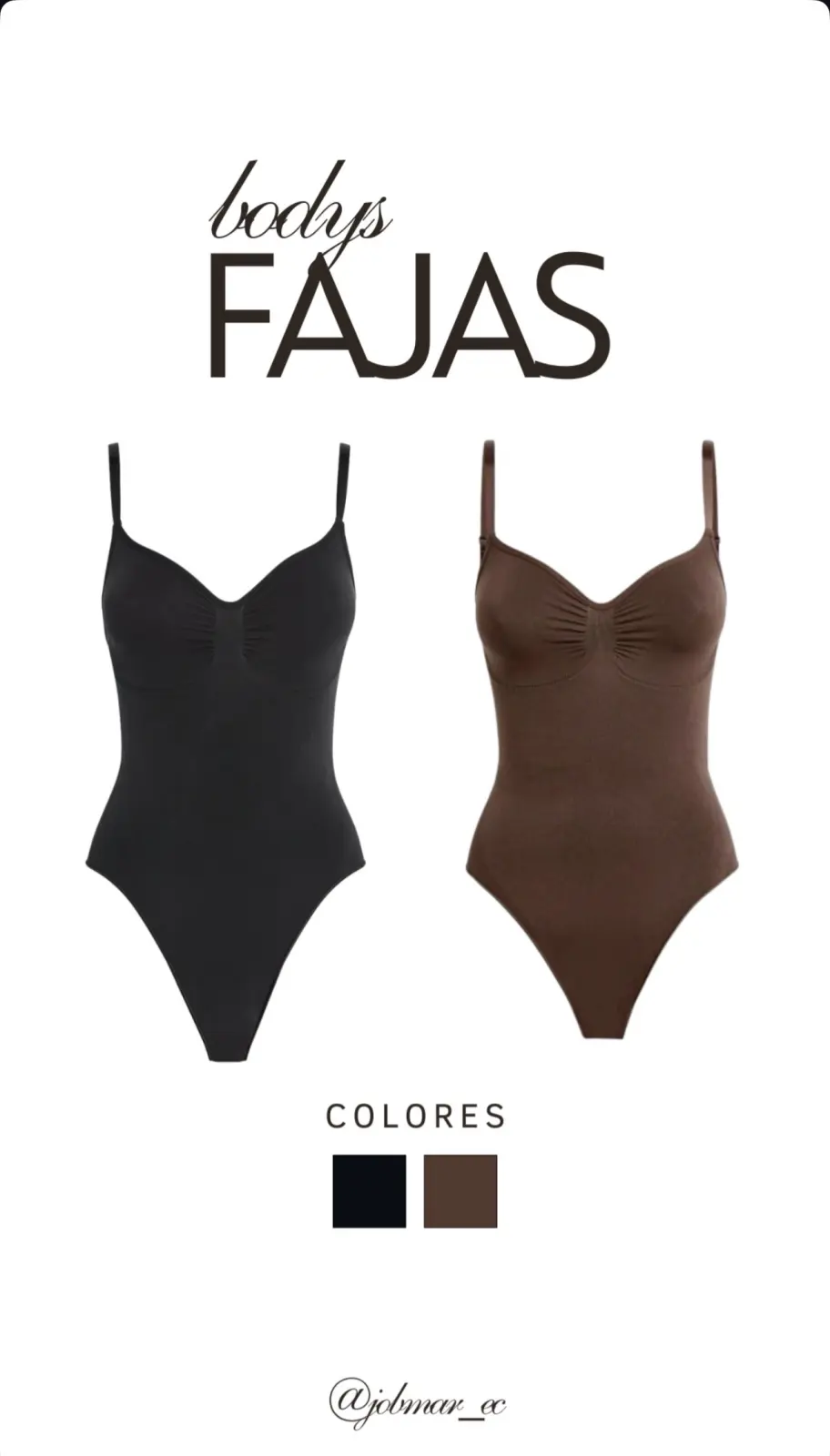 Body café moldeador sin costuras talla M