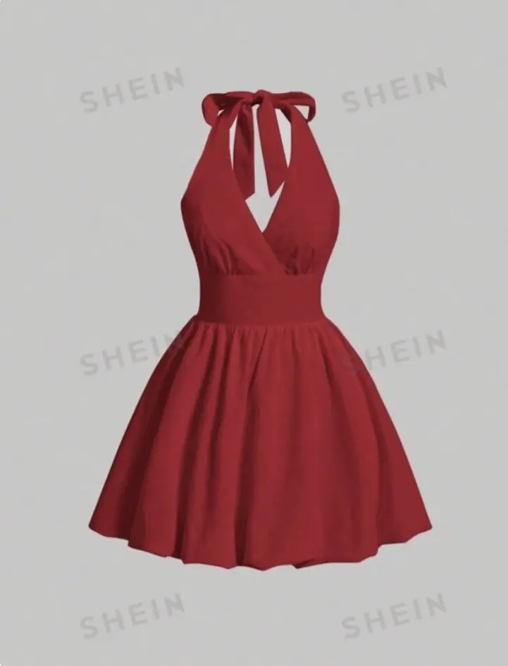 vestido rojo corto talla S y M