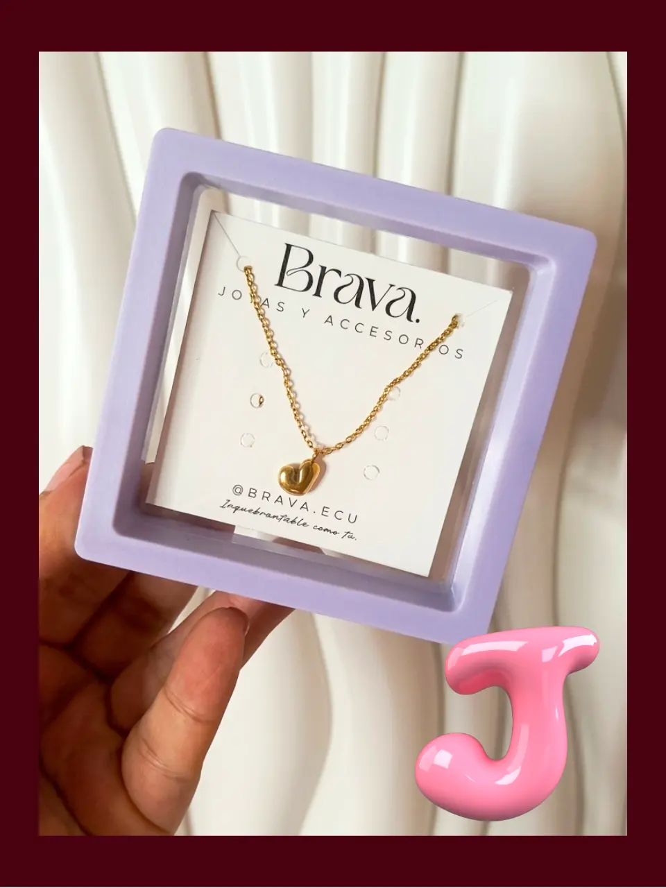 COLLAR CON LETRA/INICIAL j - CIC0J