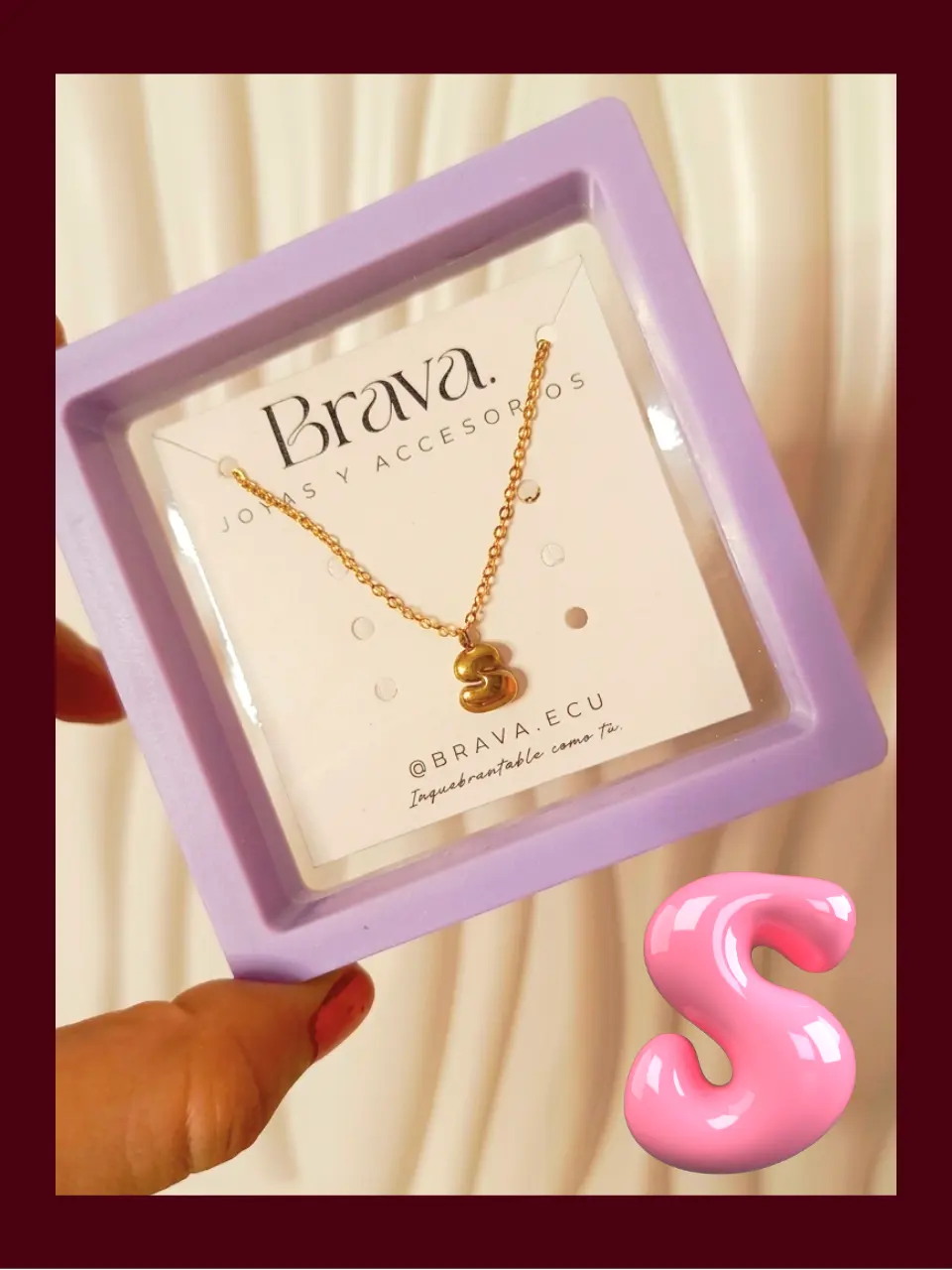 COLLAR CON LETRA/INICIAL s - CIC0S