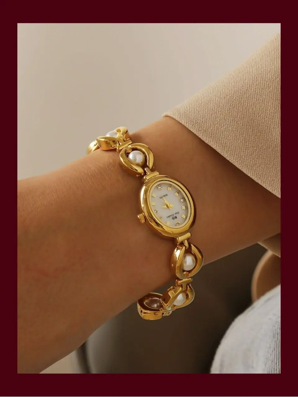 Reloj Old Money - Perla