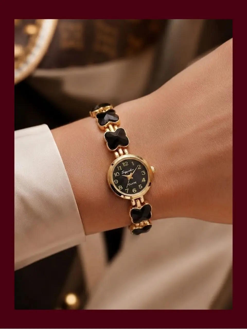 Reloj Old Money - Mariposa negra