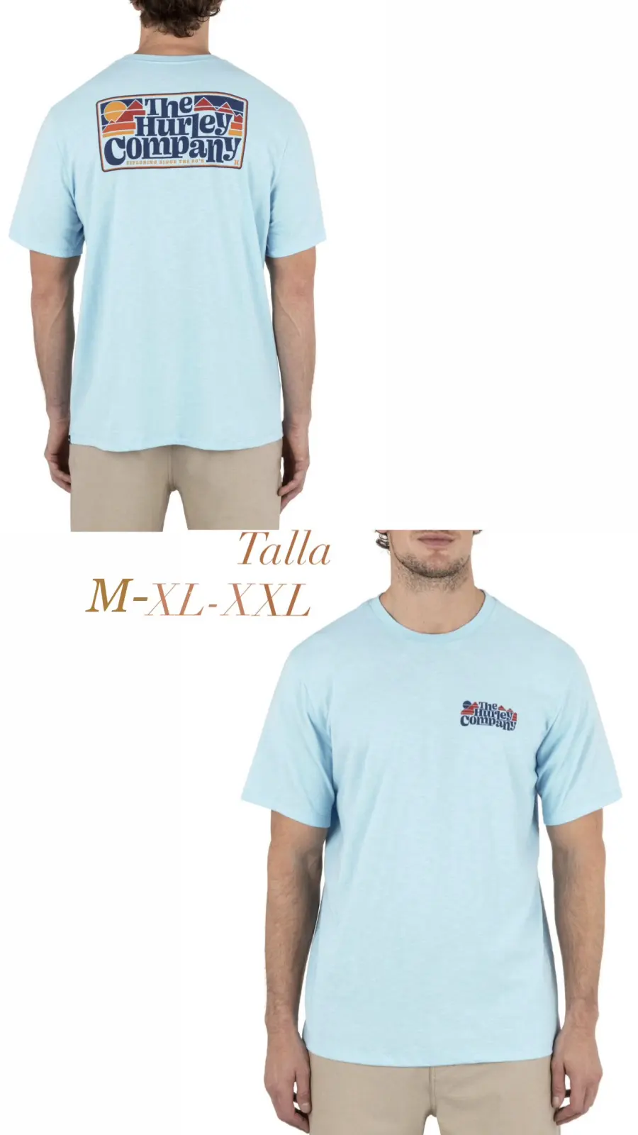 CAMISETA HURLEY CELESTE COMPANY TALLA M
