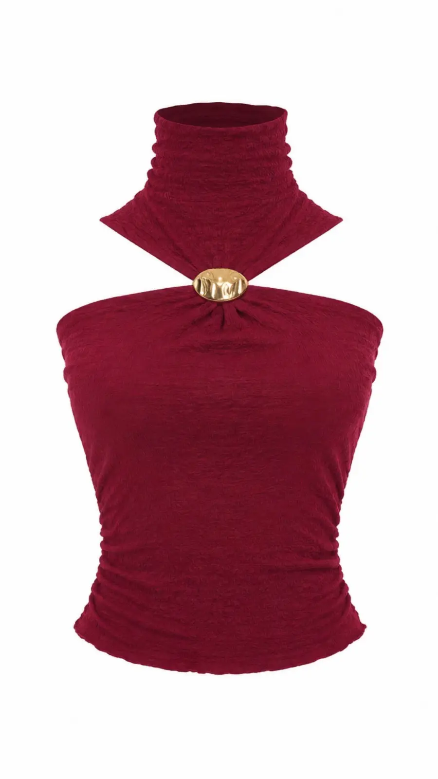 Blusa cuello de tortuga - roja