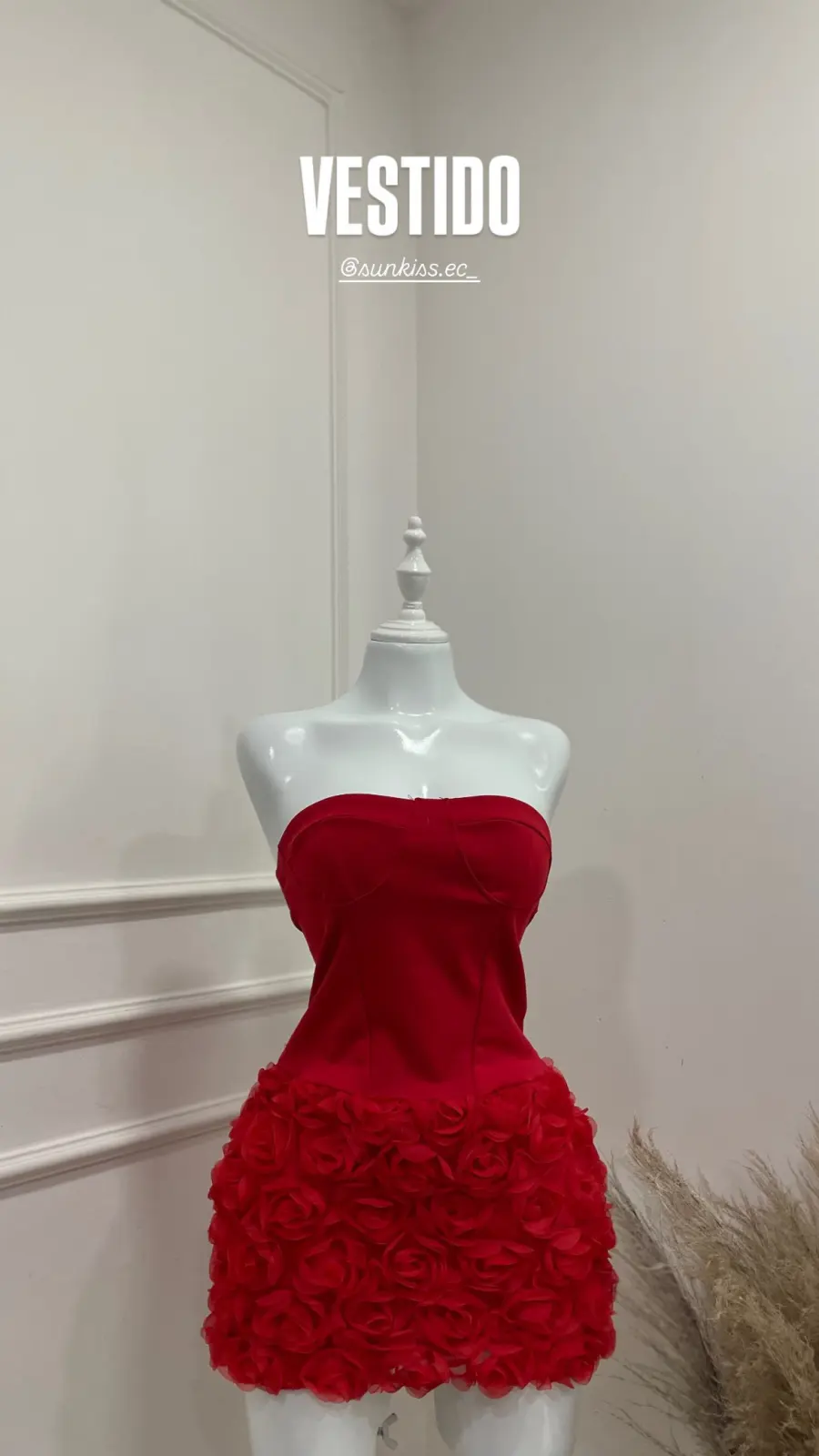 vestido rojo RO01
