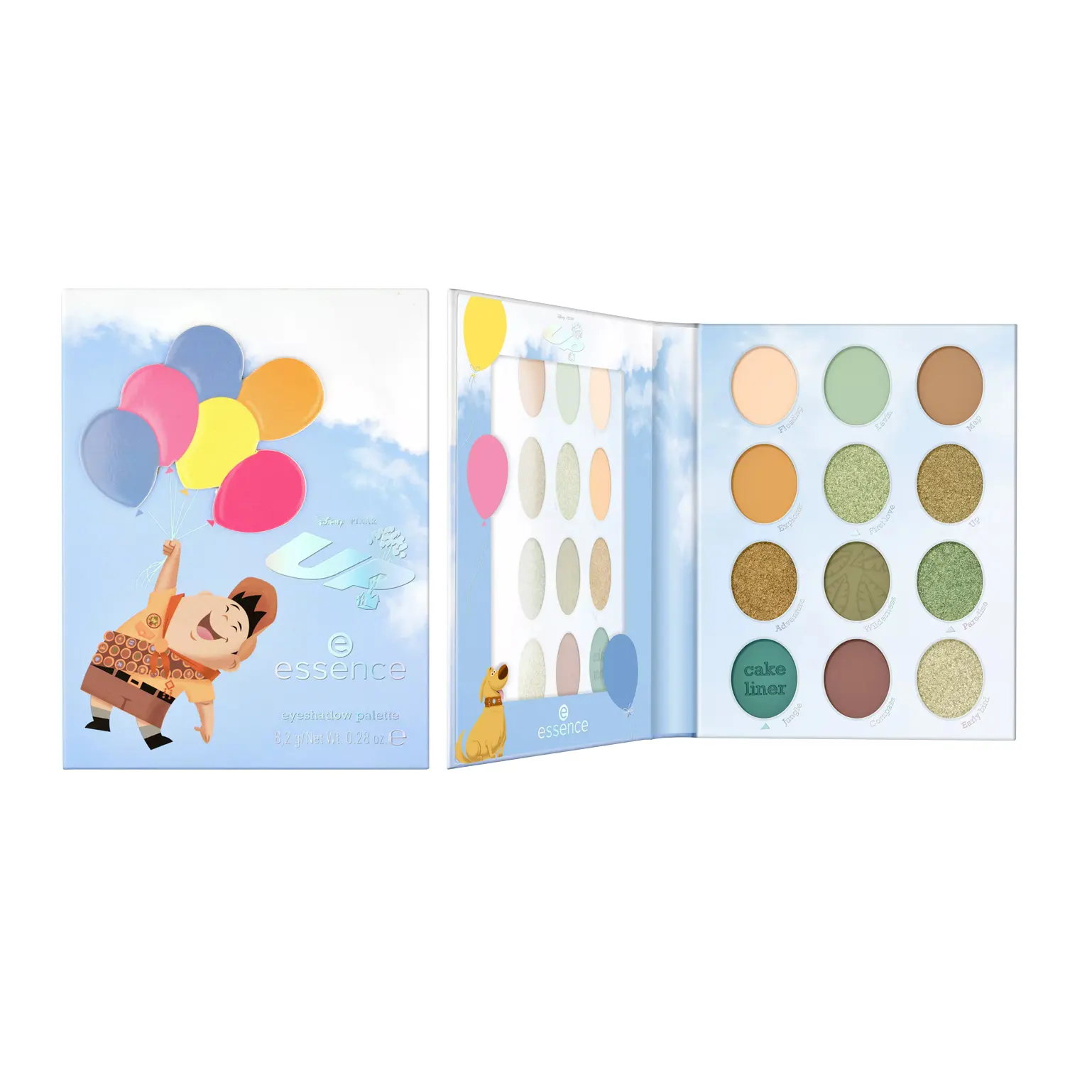 Essence Paleta de sombras de ojos up de disney pixar 02 - wilderness explorer