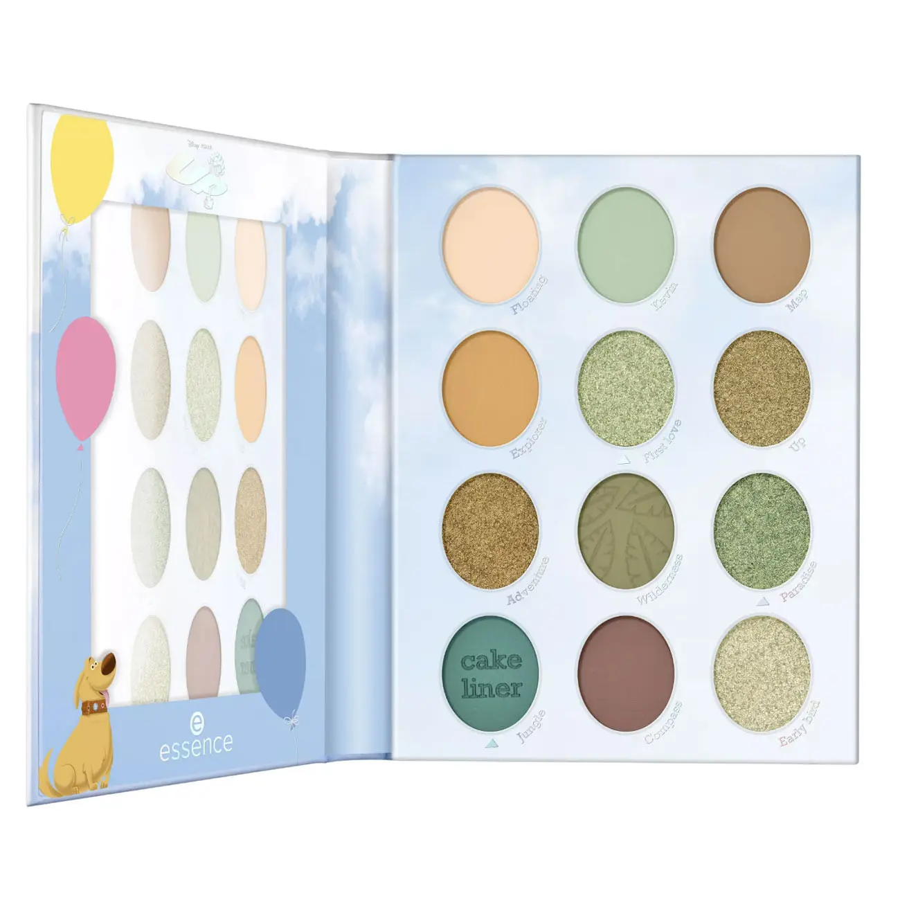 Essence Paleta de sombras de ojos up de disney pixar 02 - wilderness explorer