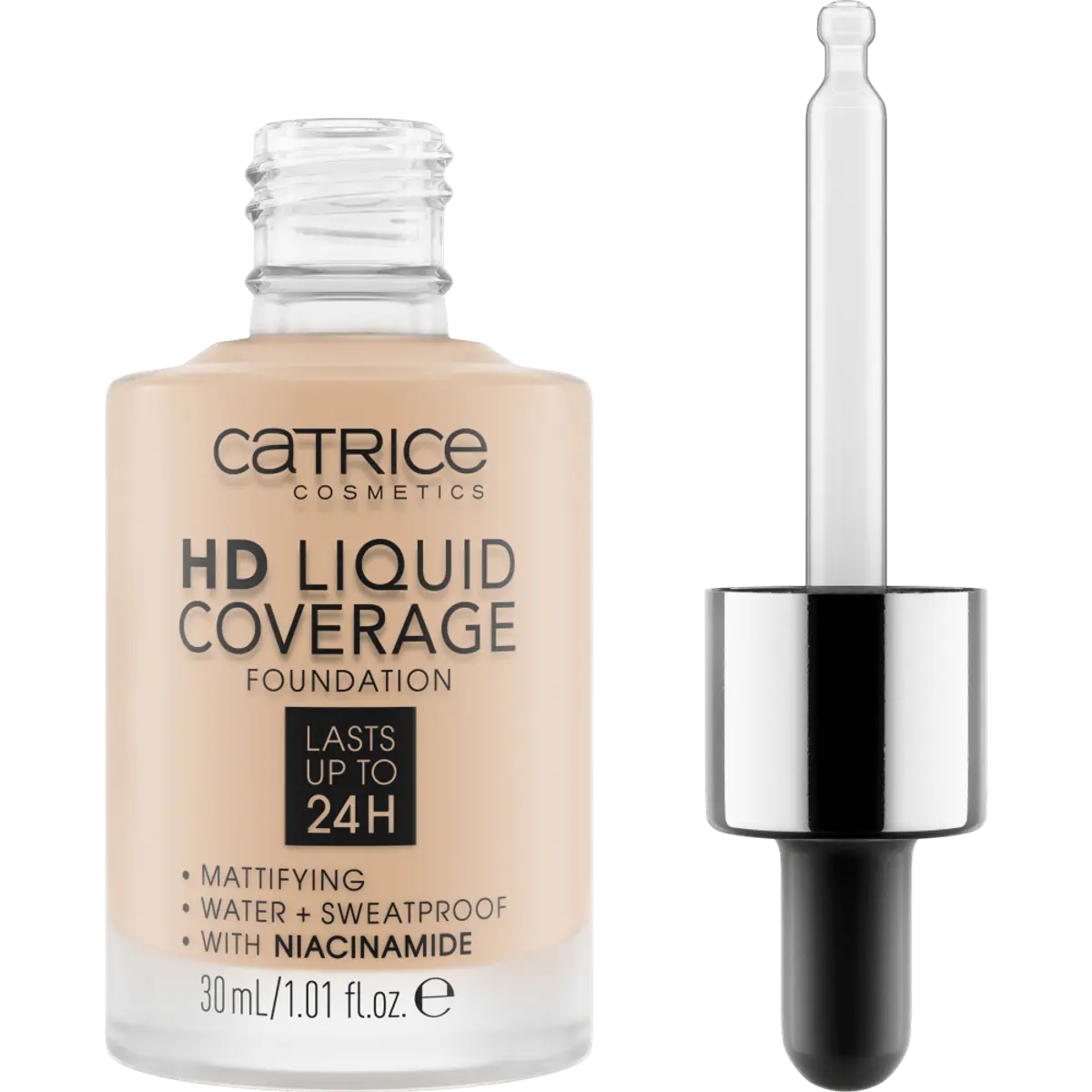 Catrice Hd liquid coverage base de maquillaje 010 light beige