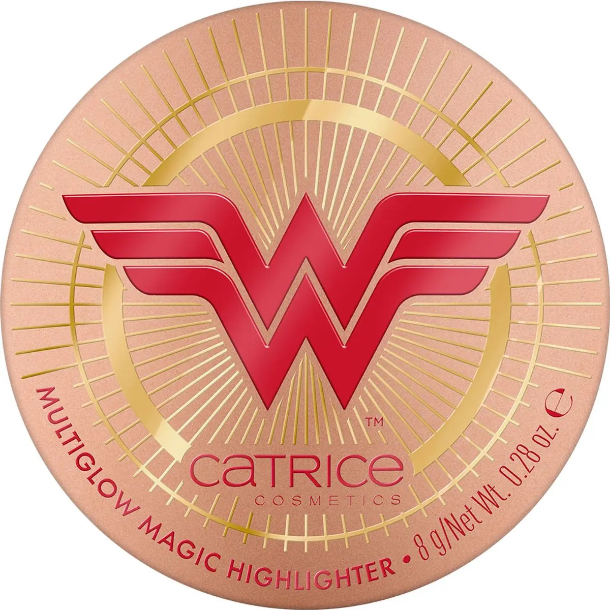 Catrice Wonder woman iluminador compacto multiglow magic