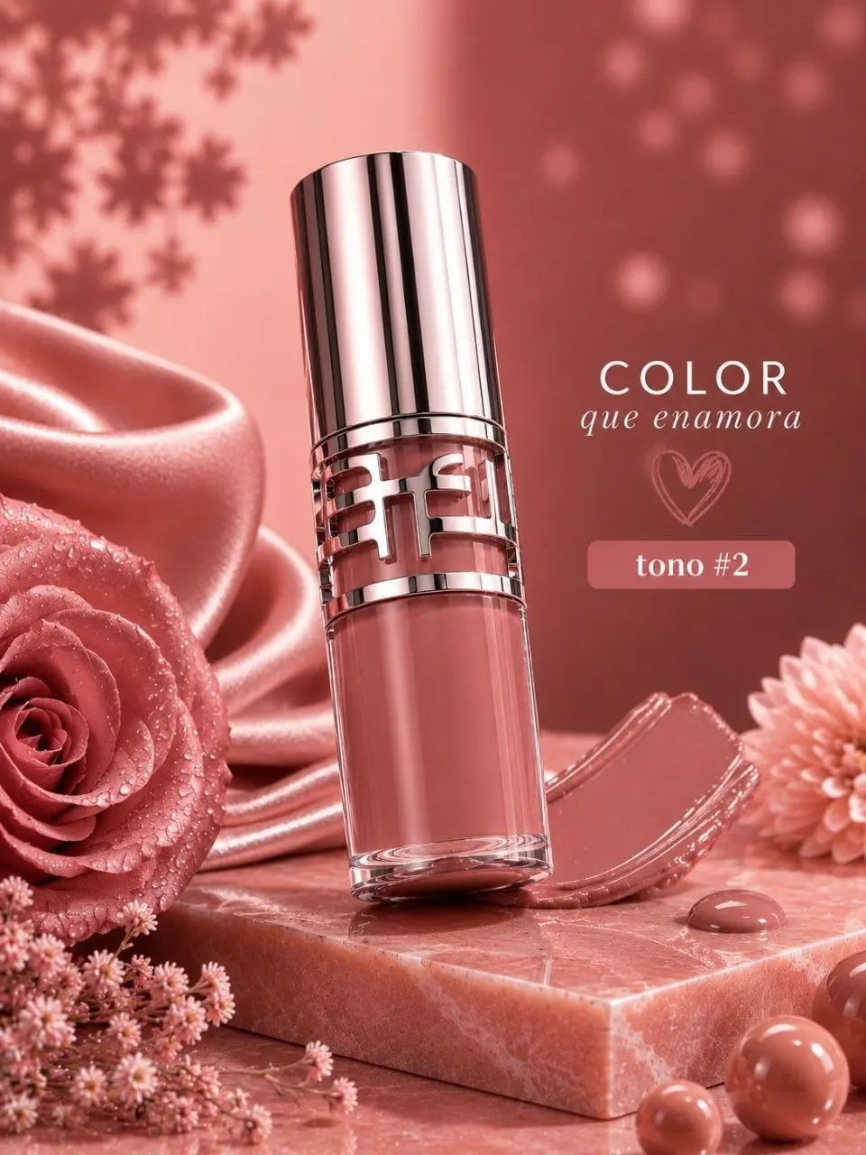 Maquillaje Gloss tt dupe Saint Laurent tono 02
