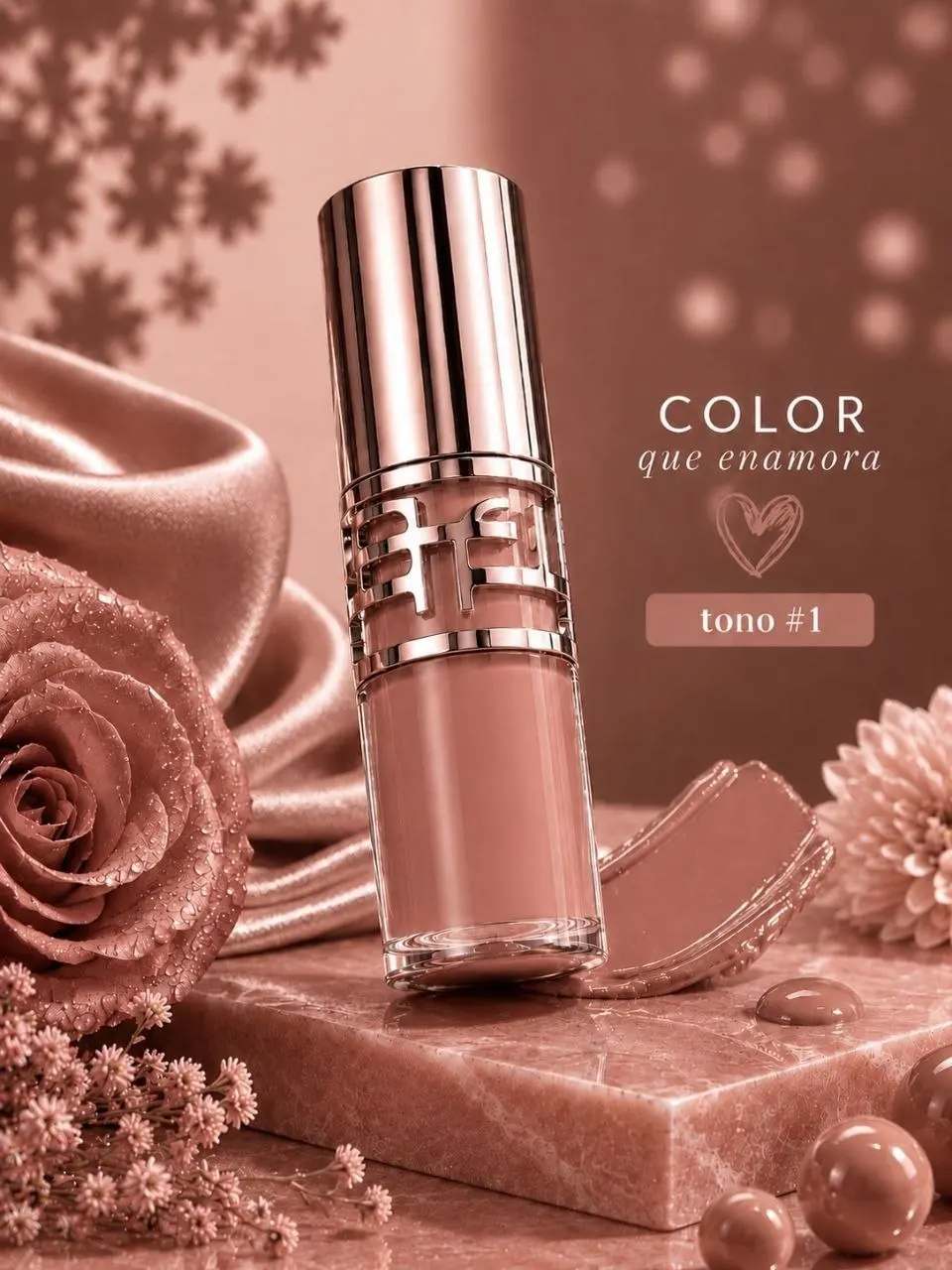Maquillaje Gloss tt dupe Saint Laurent tono 01