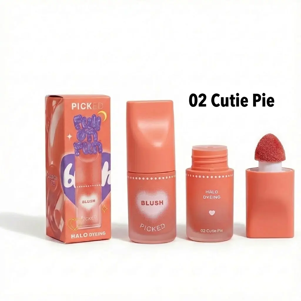 Olibolla Maquillaje Rubor liquido halo dyeing dupe sheglam 02 cutie pie