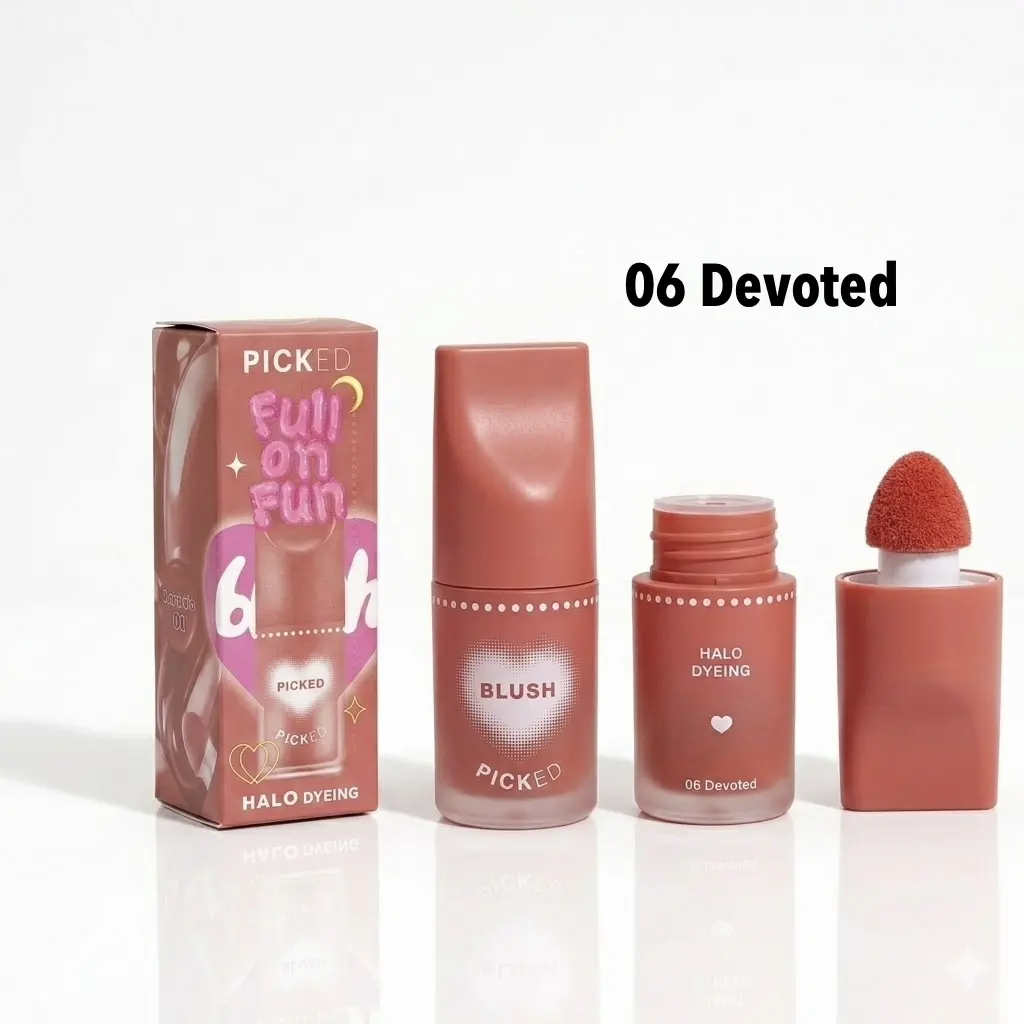 Olibolla Maquillaje Rubor liquido halo dyeing dupe sheglam 06 devoted