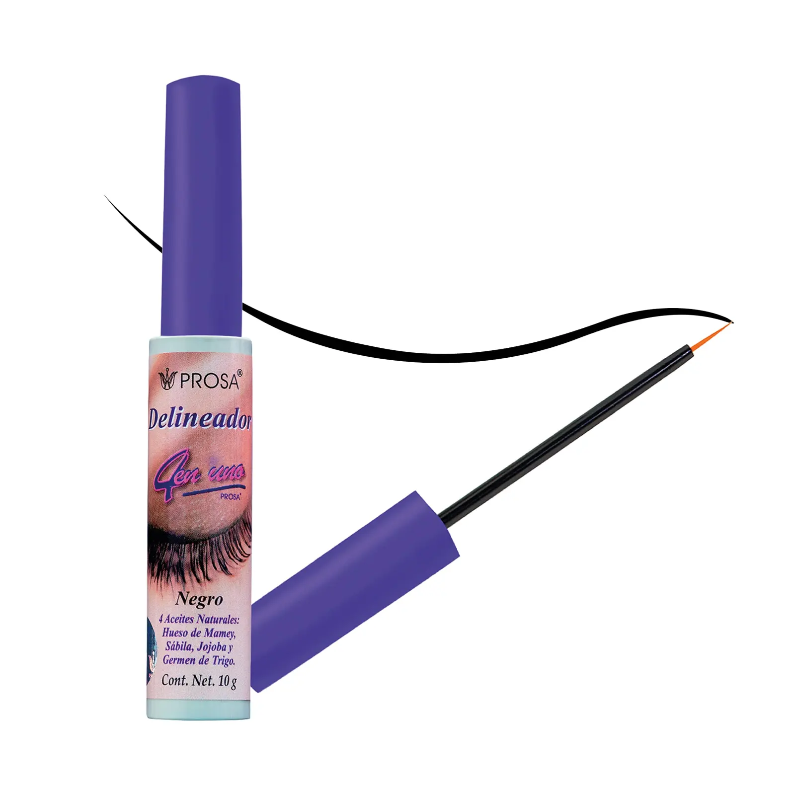 Prosa maquillaje Delineador liquido negro