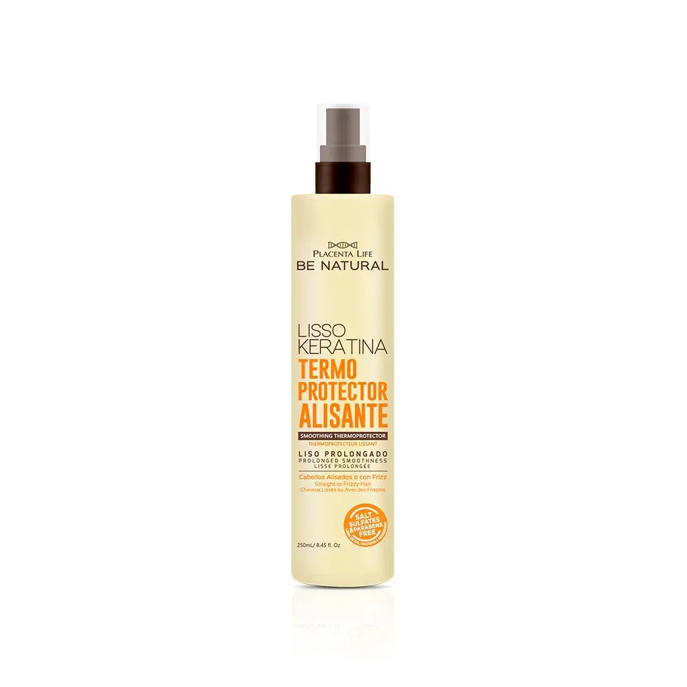 Be Natural Termoprotector cabello Lisso Keratina 250 ml