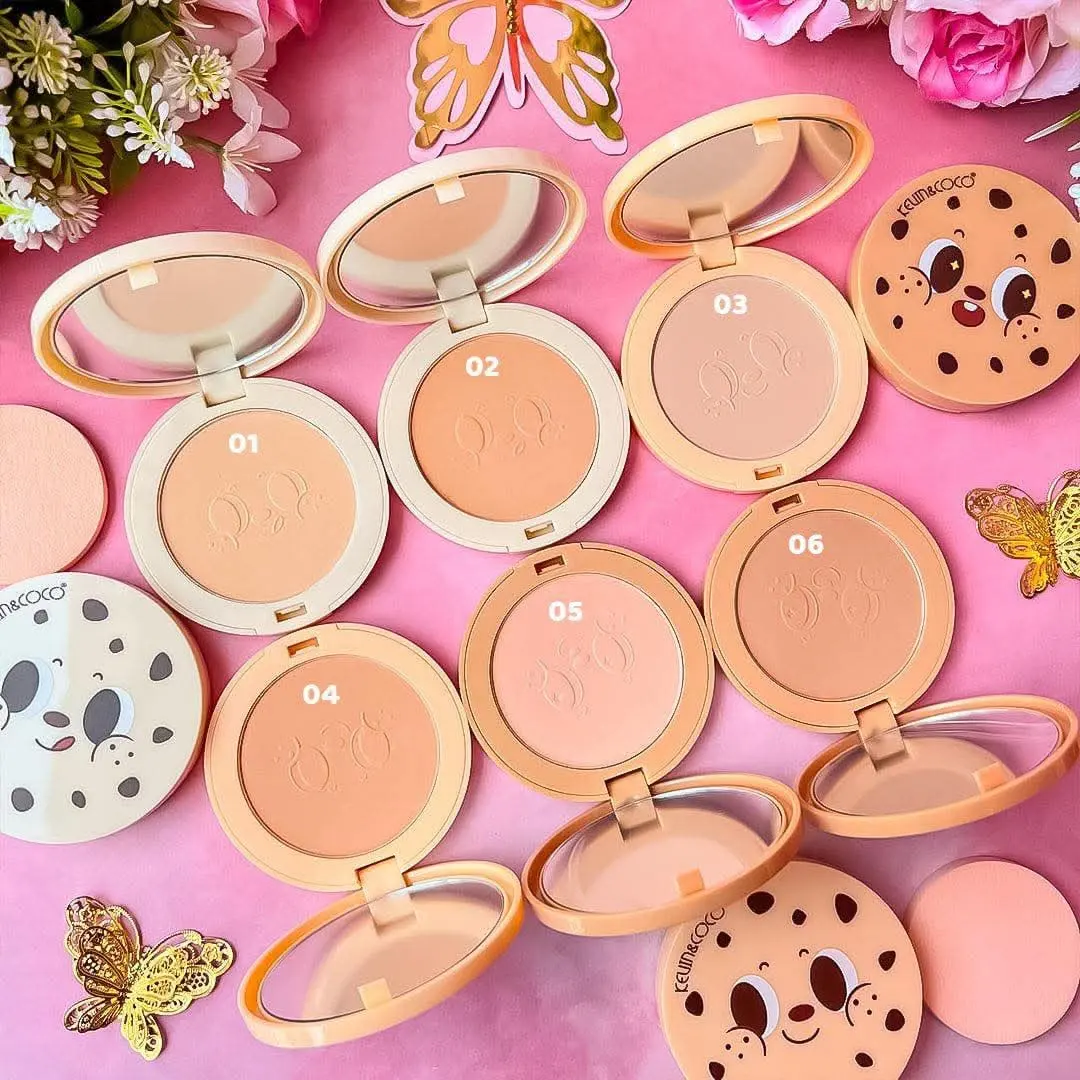 Kevin y Coco maquillaje Polvo compacto matte cookie  Ivory 01