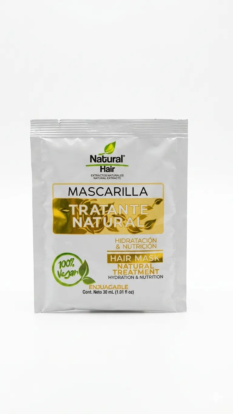 Sachet de mascarilla tratante natural