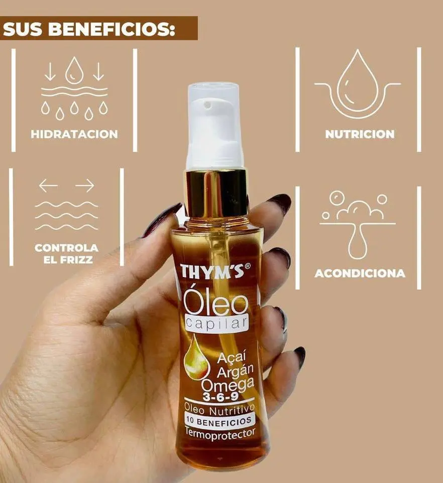 Thyms Aceite de argan 10 beneficios