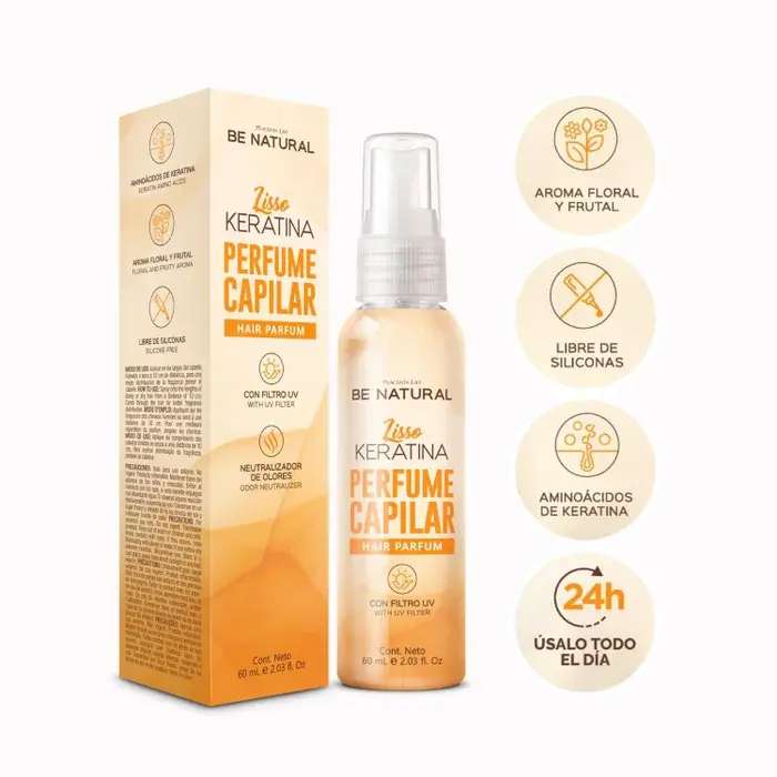 Be Natural Perfume Capilar Lisso Keratina