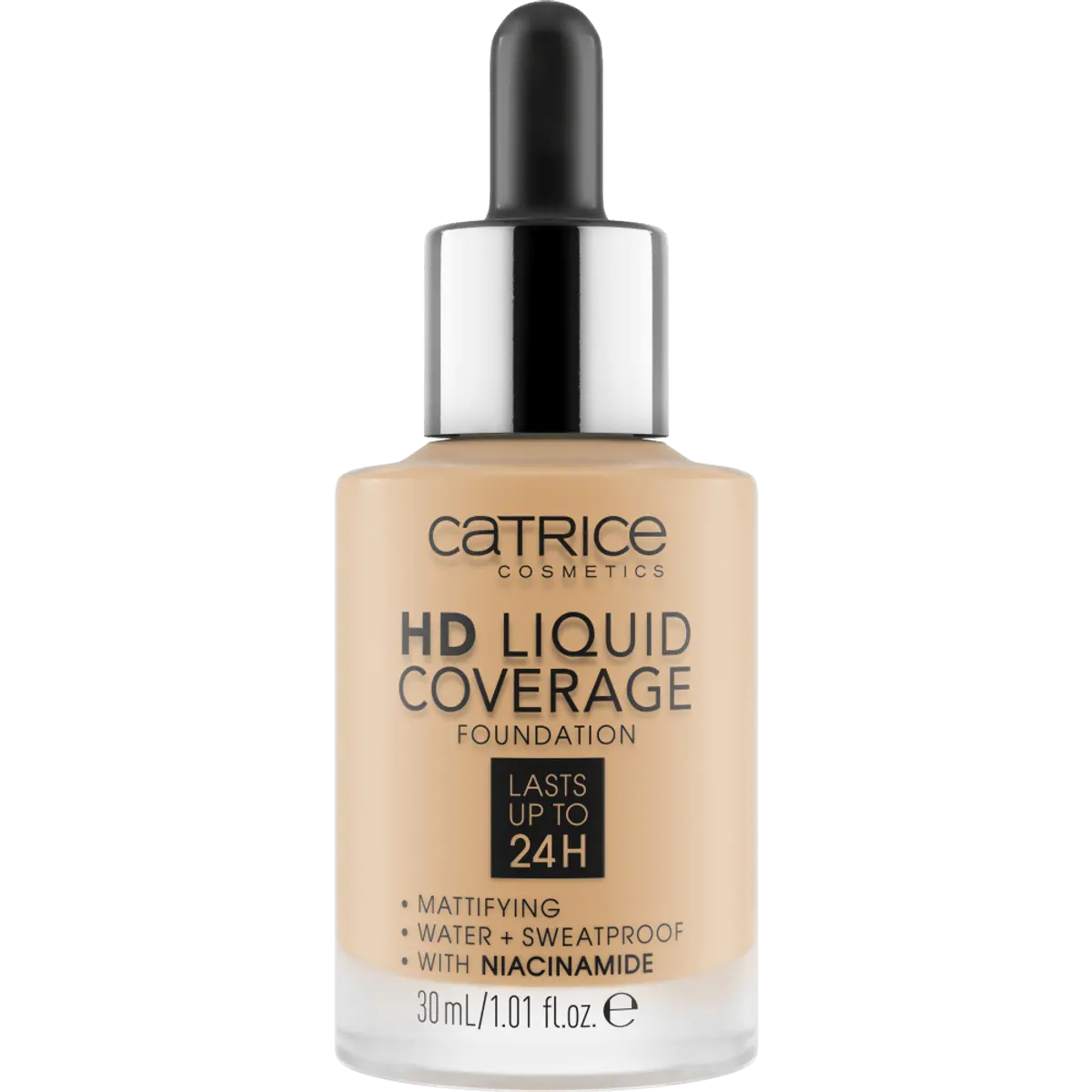 Catrice Hd liquid coverage base de maquillaje waterproof tono 036 hazelnut beige