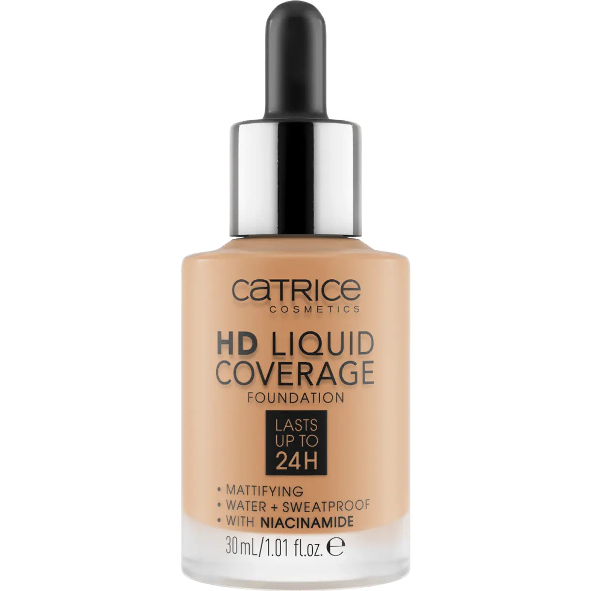 Catrice Hd liquid coverage base de maquillaje waterproof tono 046 camel beige