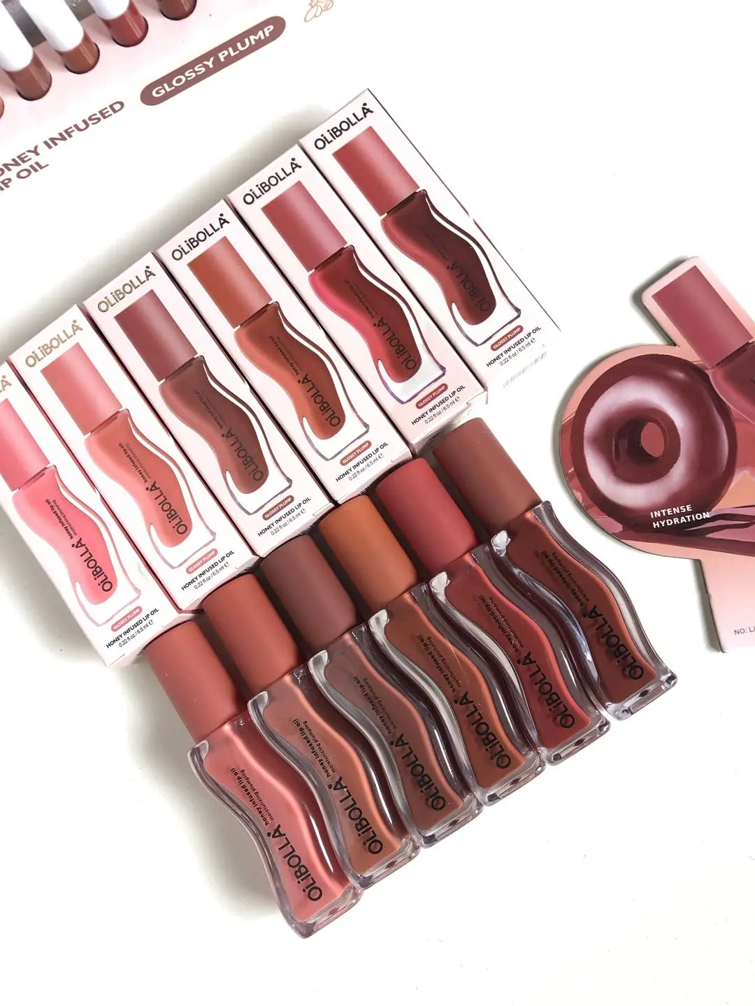 Olibolla maquillaje lip oil honey infused tono 01