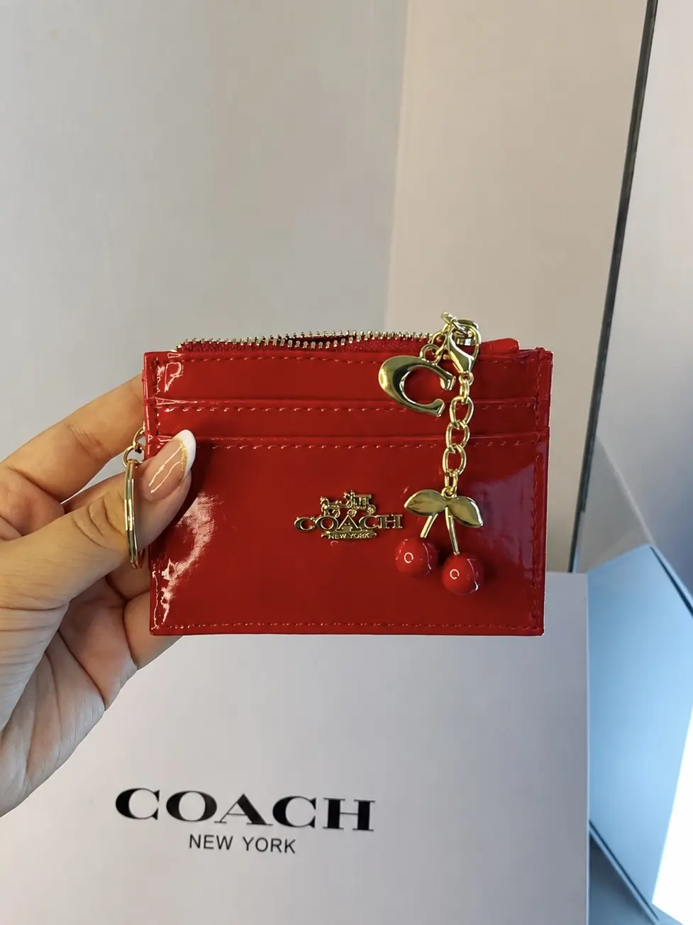 TARJETERO COACH ROJO