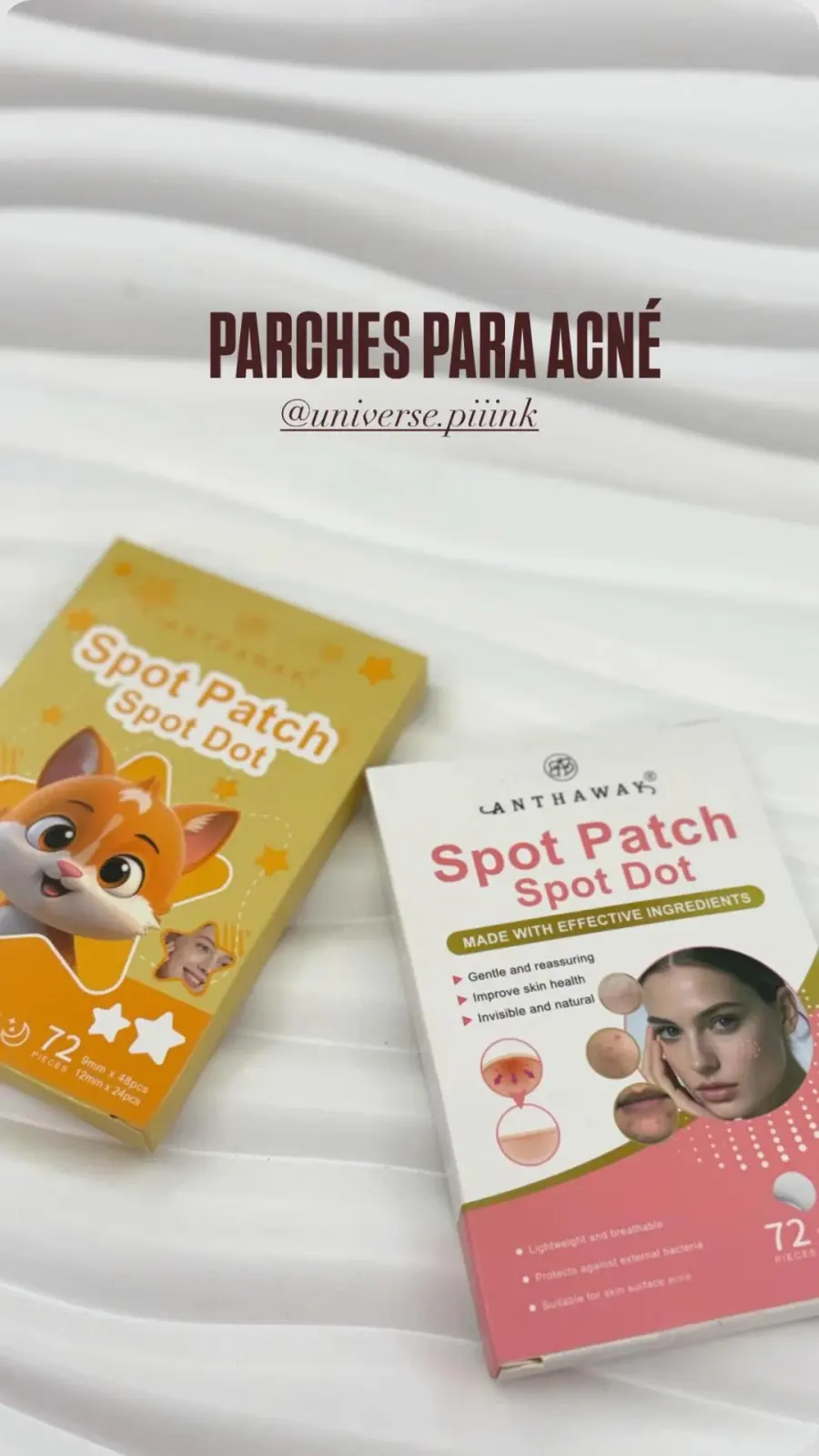 Parche para acne amarillo 72