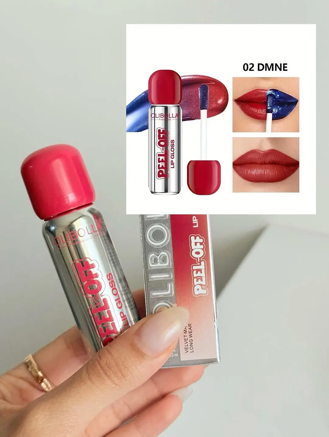 Olibolla peel off lip gloss tono 02 Divine