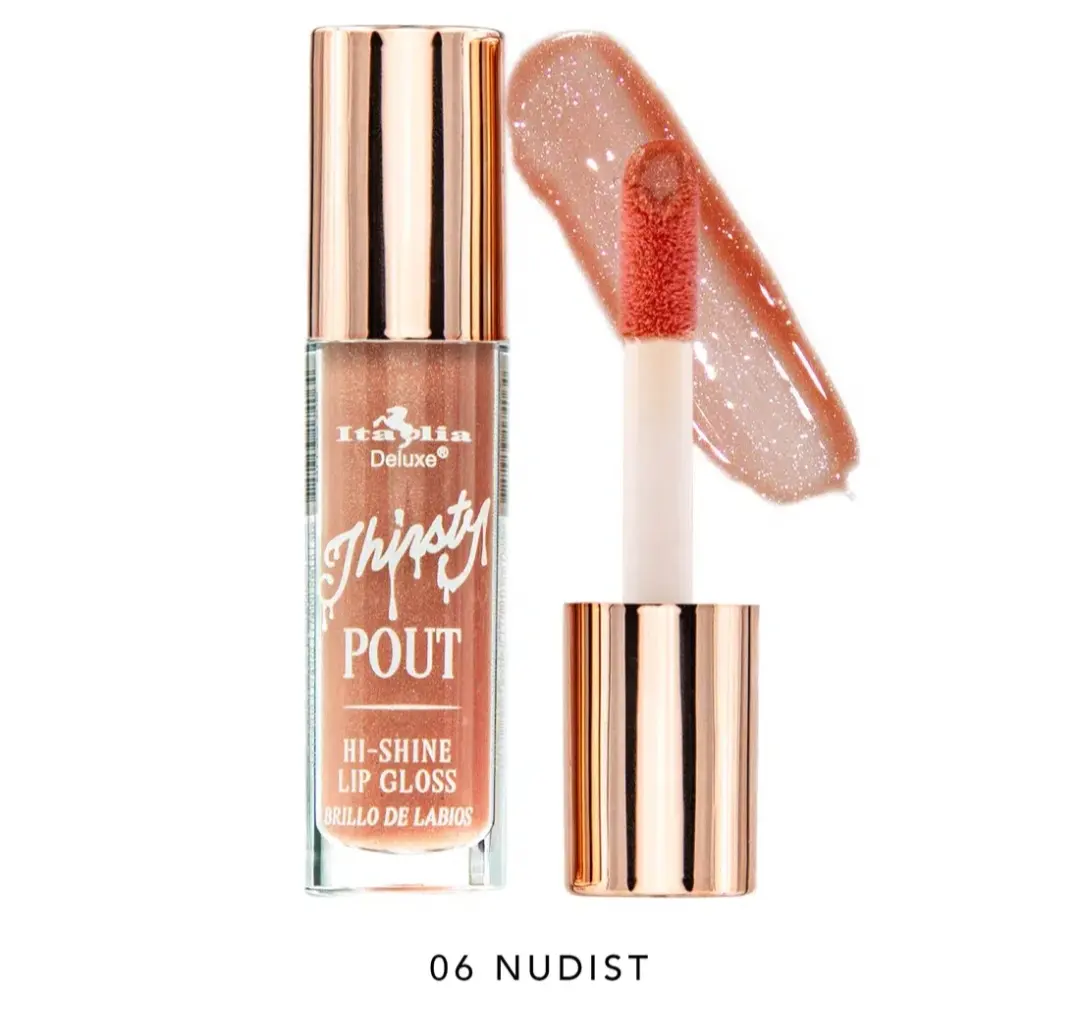 Lip gloss italia thirsty pout nudist