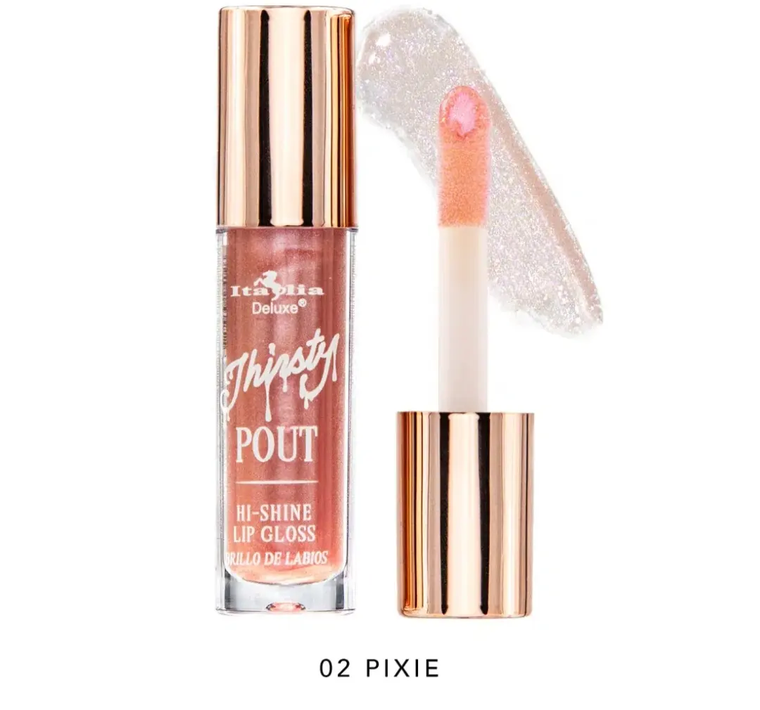 Lip gloss thirsty pout pixie