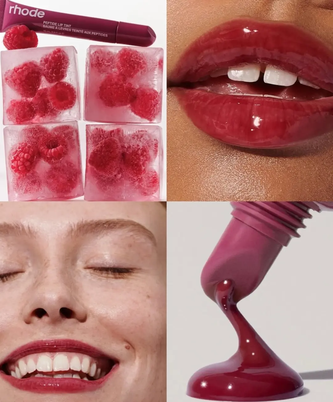 Peptide lip tint raspberry jelly