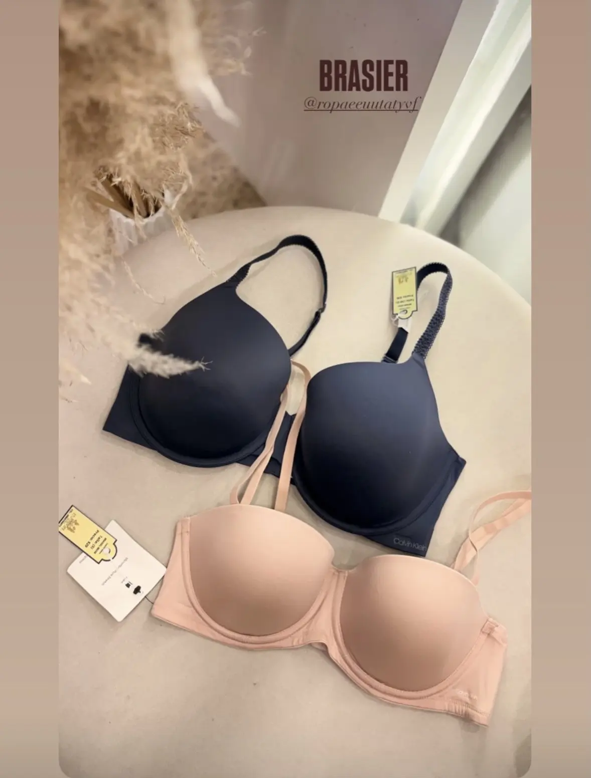 BRASIEL CALVIN KLEIN-COLOR PIEL (S)